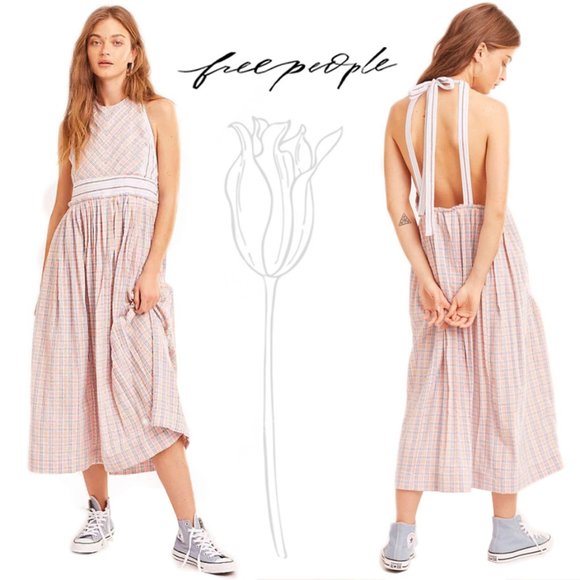 Free People Dresses & Skirts - Free People Color Theory Midi Dress M